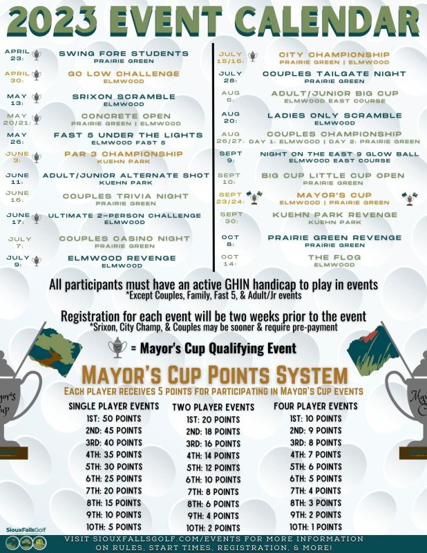 2023 Event Calendar
